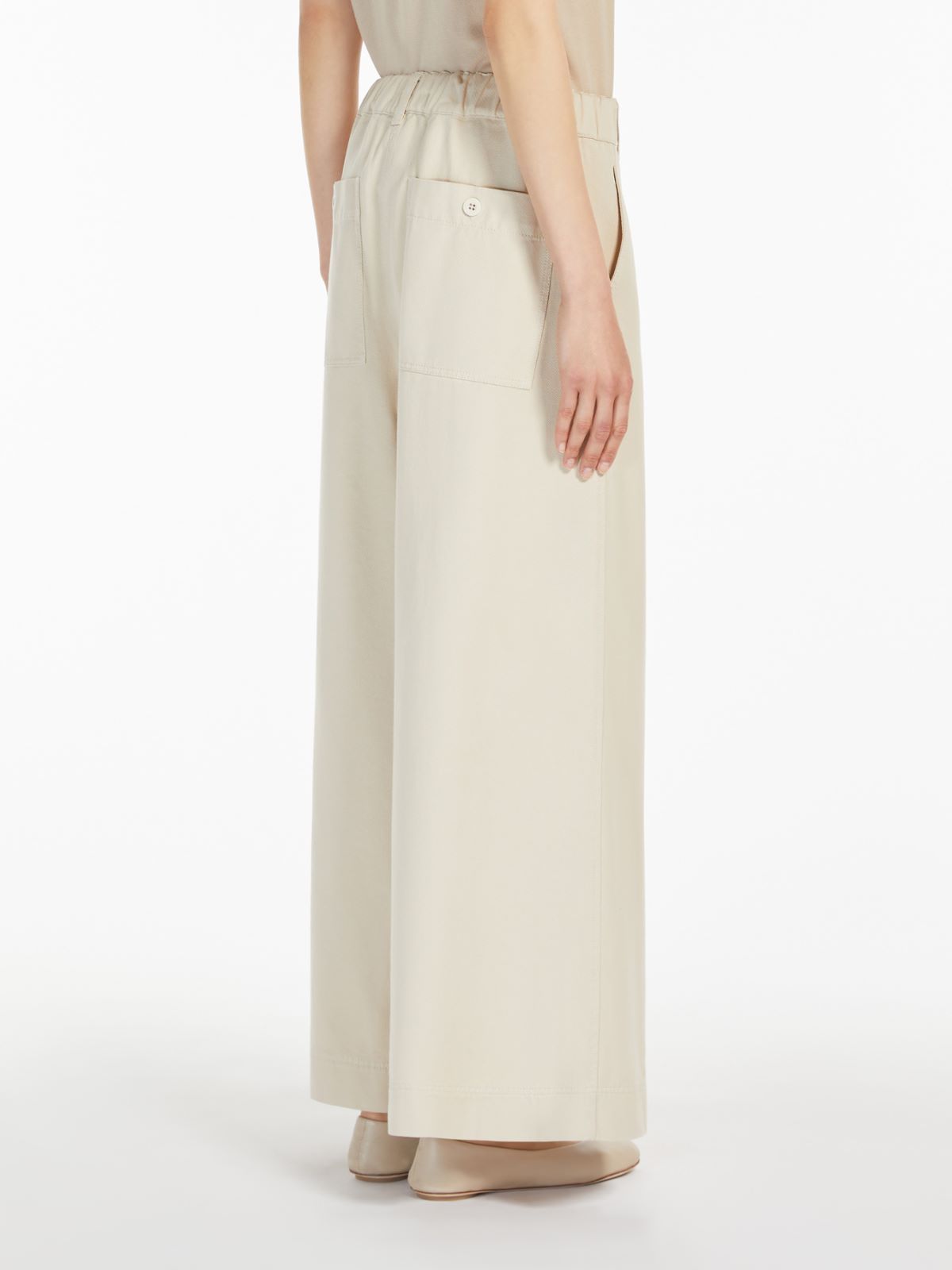 Weekend Max Mara Wide-leg Jeans In White