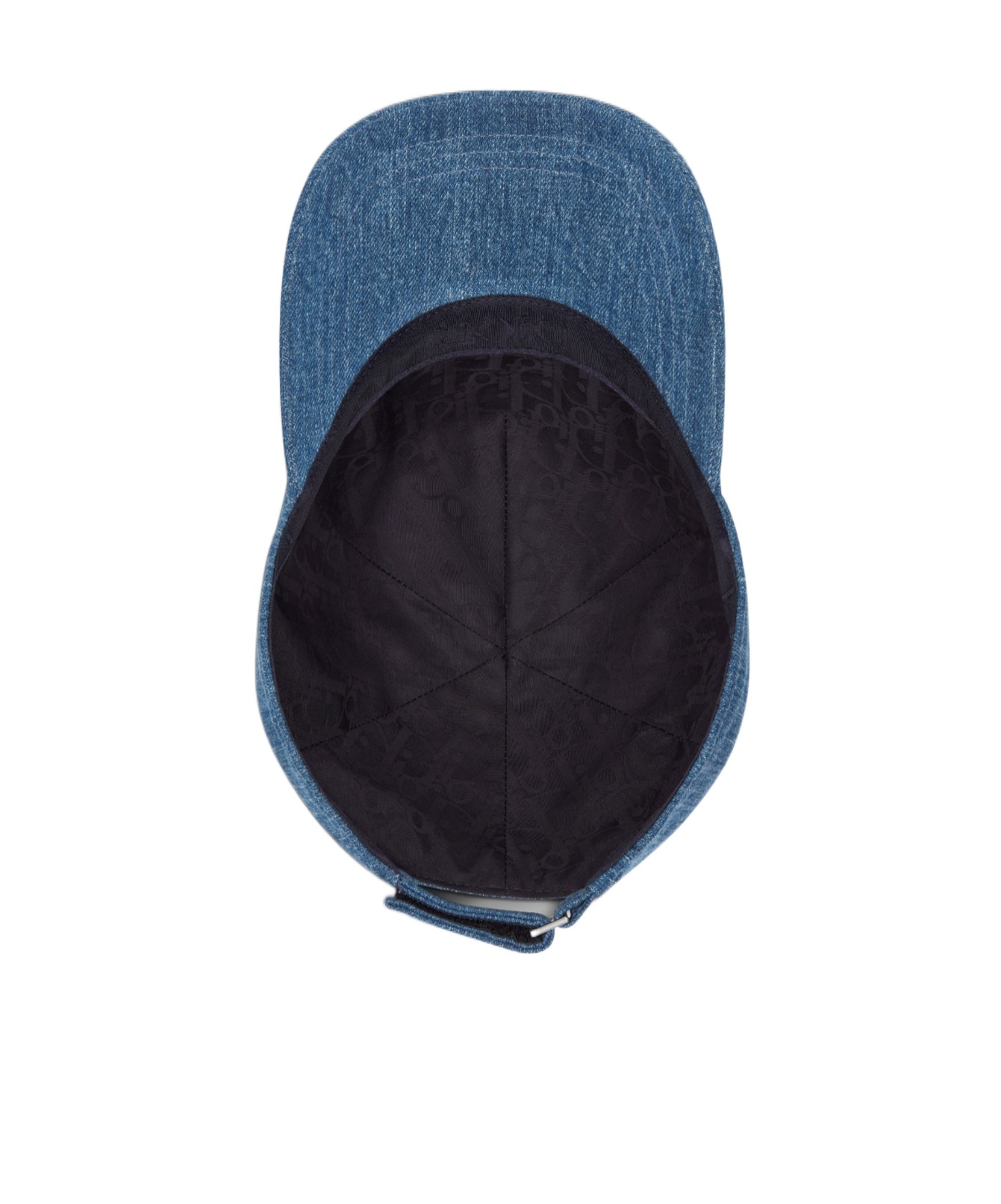 Dior Logo Embroidered Baseball Cap In Blue