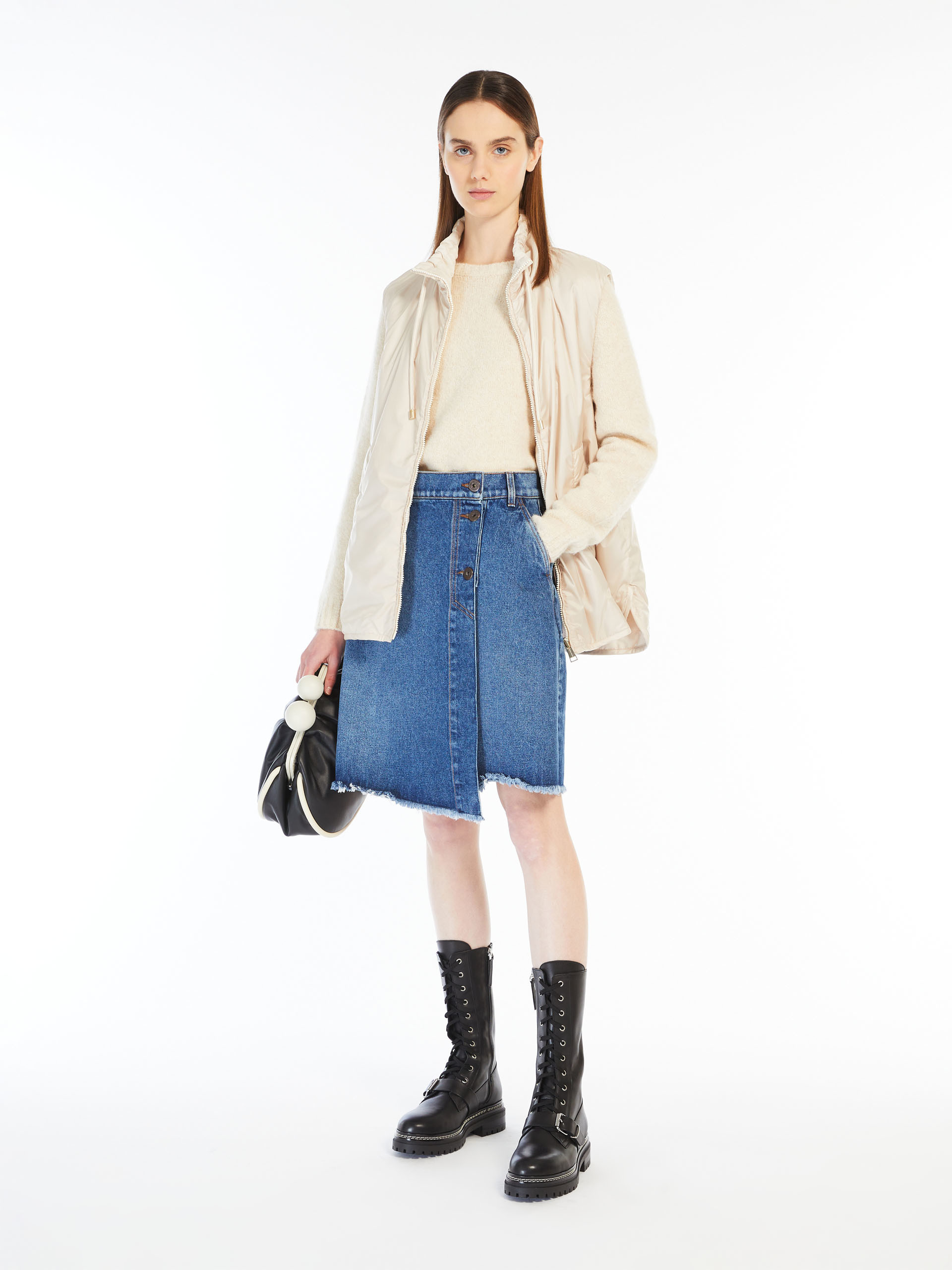 WEEKEND MAX MARA WEEKEND MAX MARA YORO ZIP-UP DRAWSTRING GILET