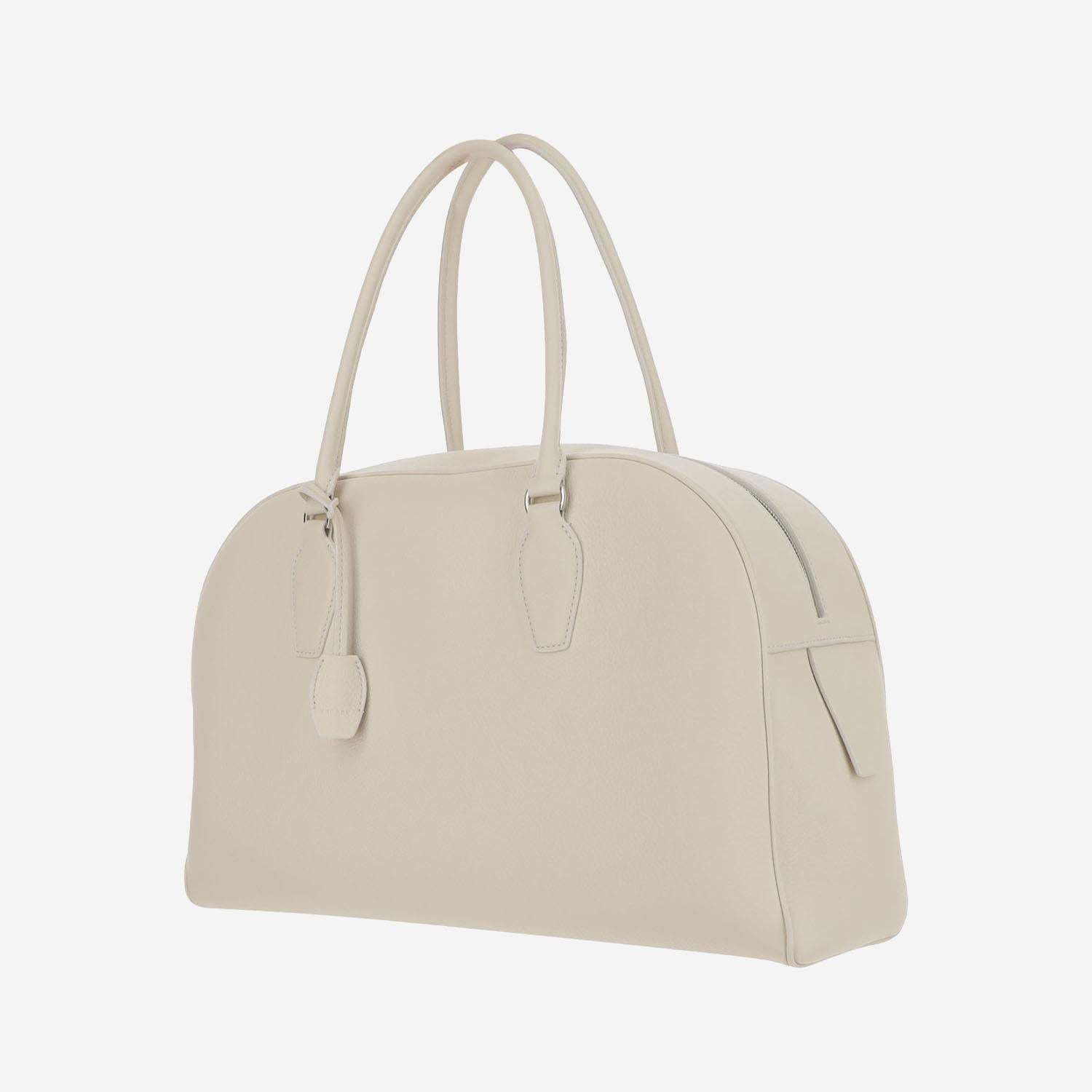 The Row Double Handle Tote Bag In White