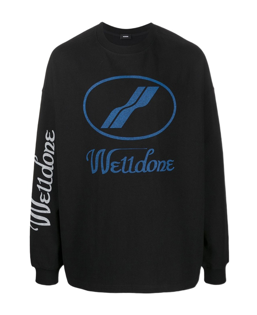 We11 Done Round-neck Sweater In Black