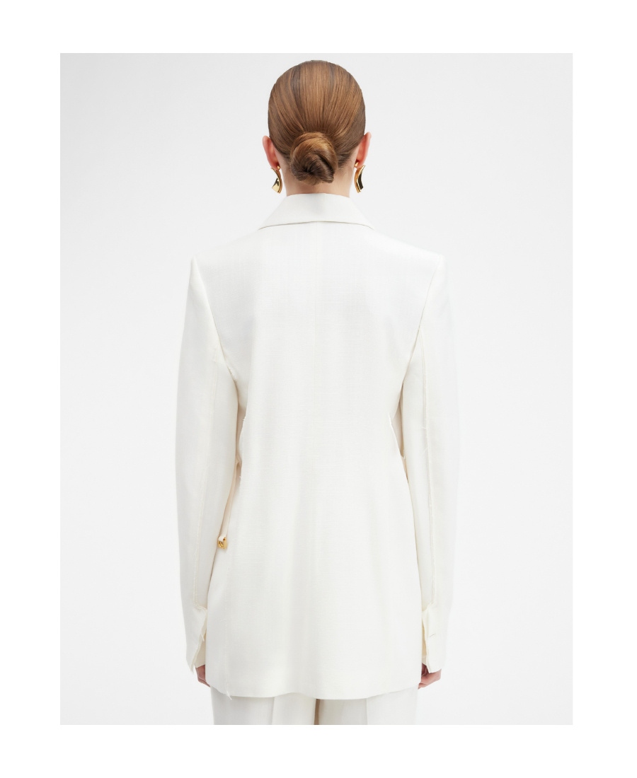 Jacquemus La Veste Caraco Inside In White