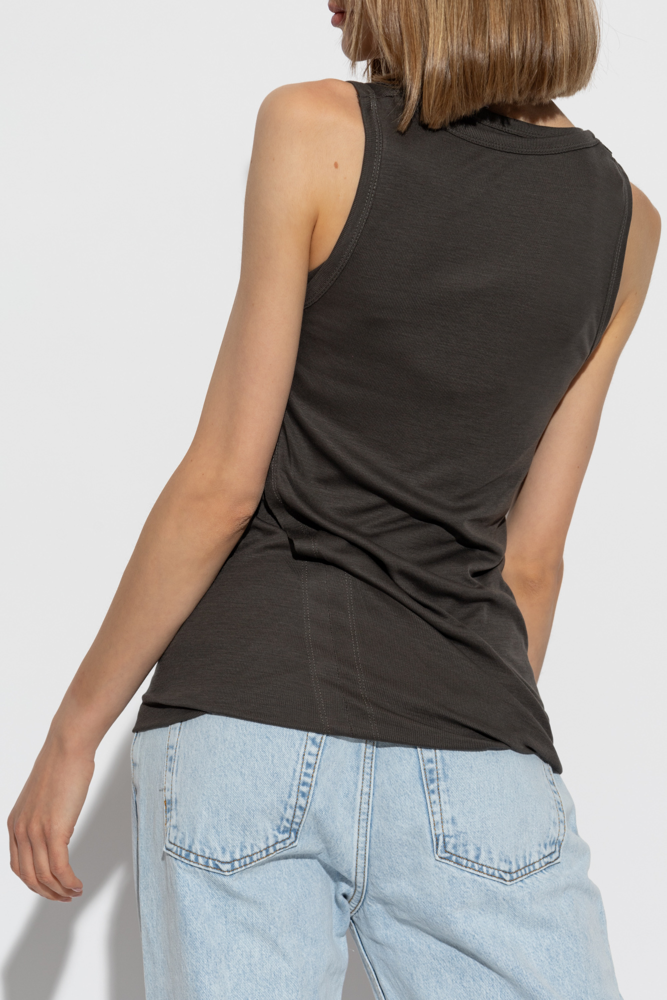 Helmut Lang Round-neck Vest In Black