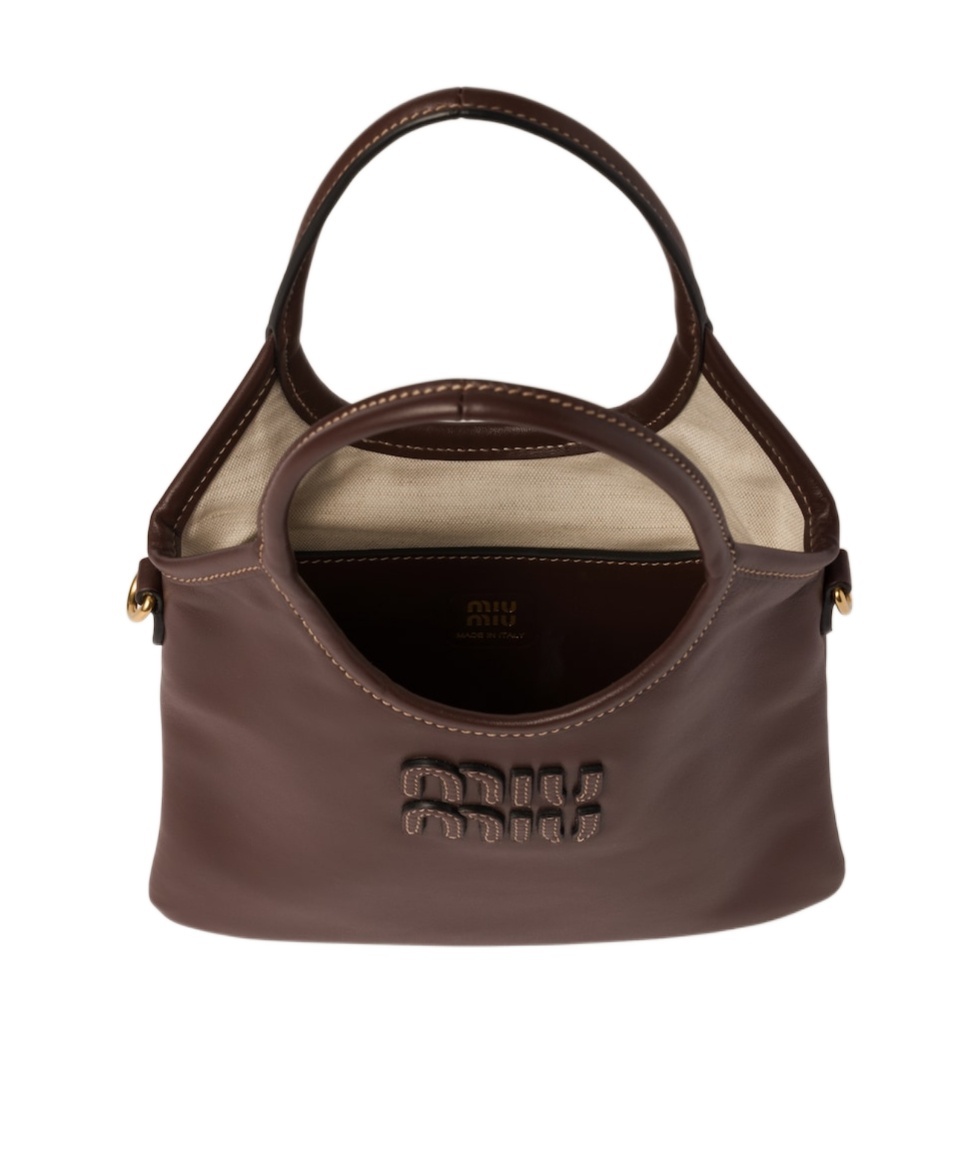 Miu Miu Ivy Leather Handbag