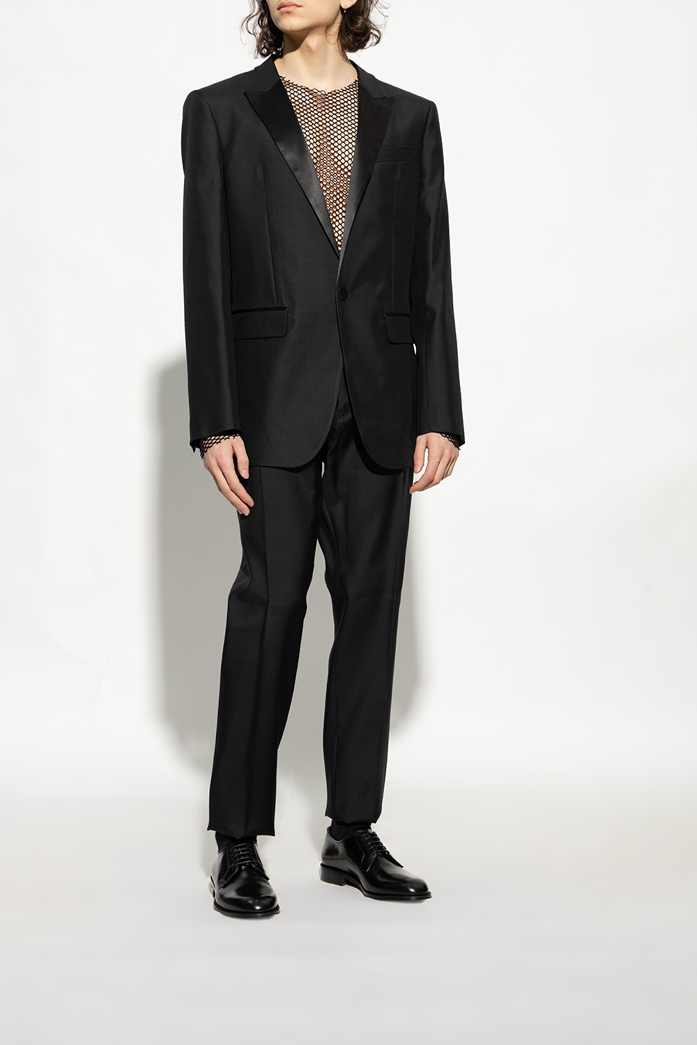 Dsquared2 Derby Shoes In Leather In Black