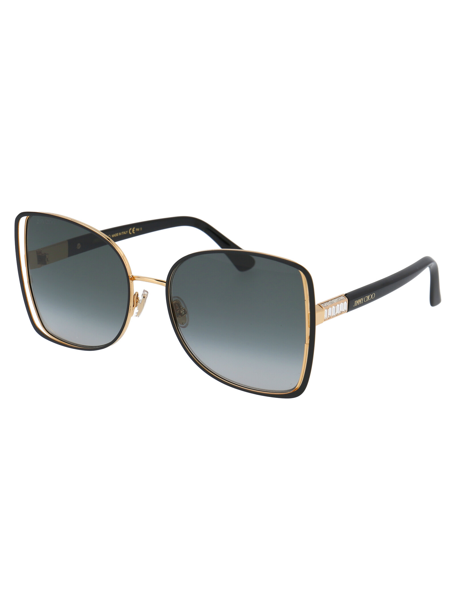 Jimmy Choo Butterfly Sunglasses In Gray