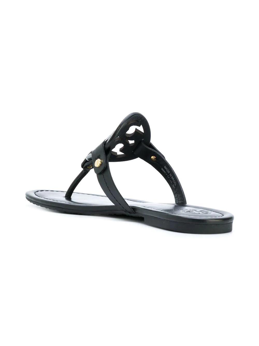 Tory Burch Miller Soft Sandal In Black