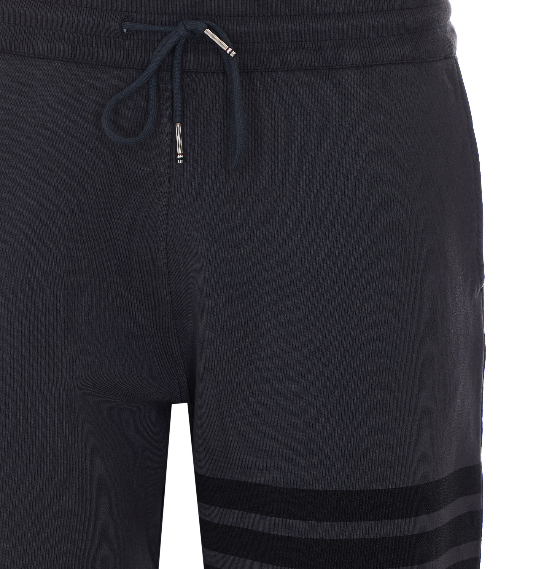 Thom Browne Elastic-waist Athletic Pants In Black