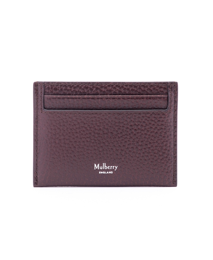 Mulberry Logo Slip Cardholder In Black