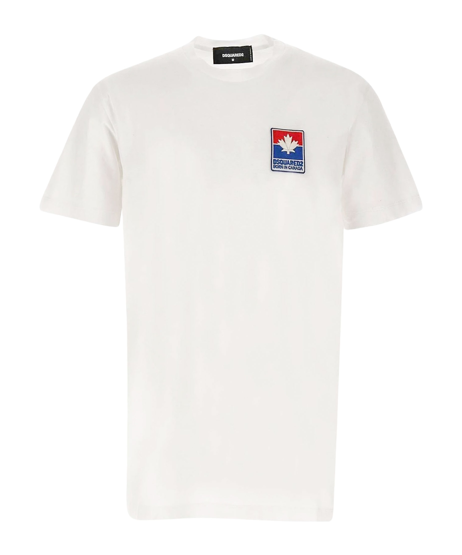 Dsquared2 Short Sleeve Cotton T-shirt In White