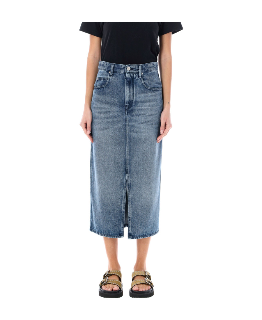 Isabel Marant Étoile Denim Skirt In Blue