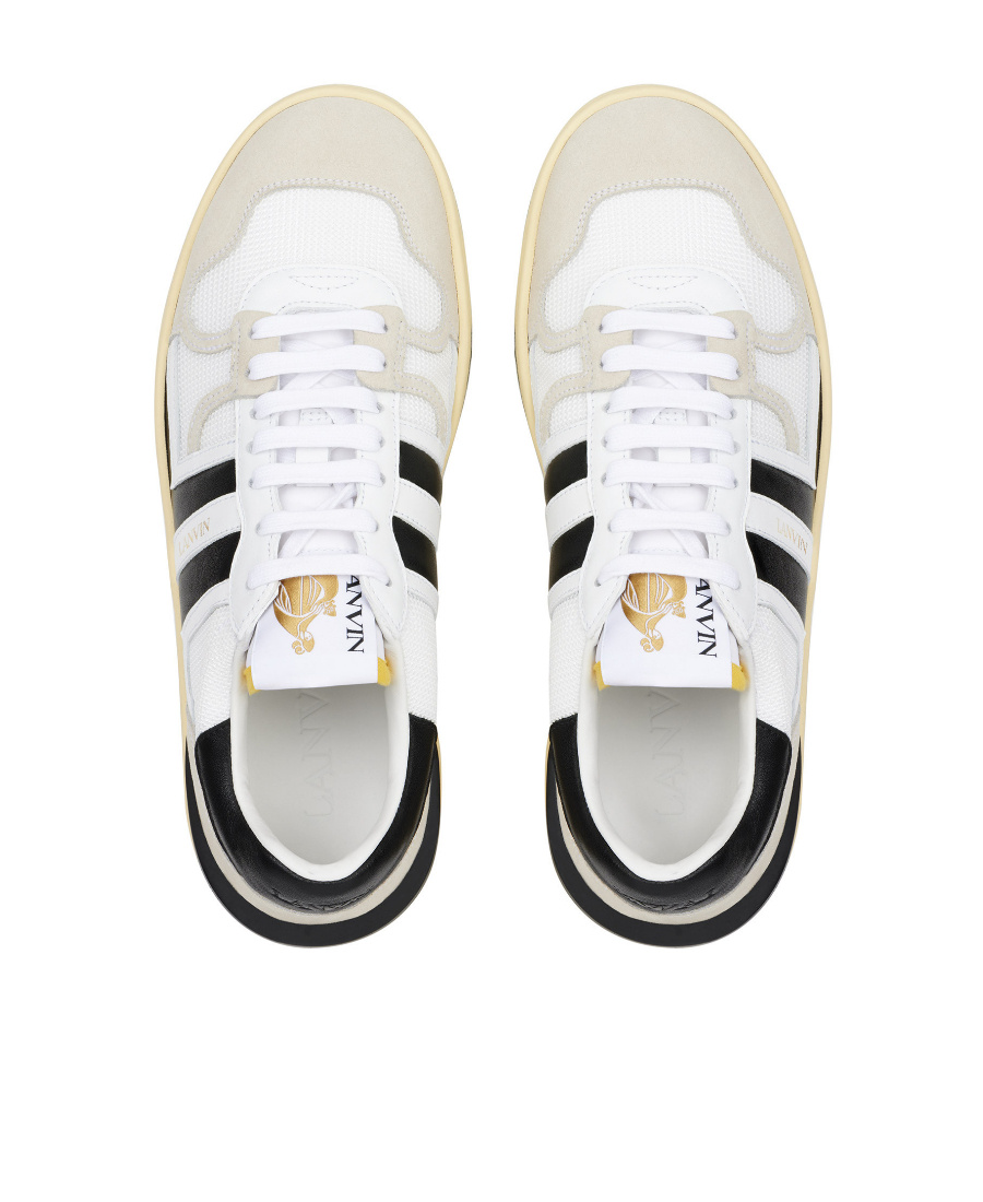 Lanvin Lace-up Low-top Casual Shoes In Nude