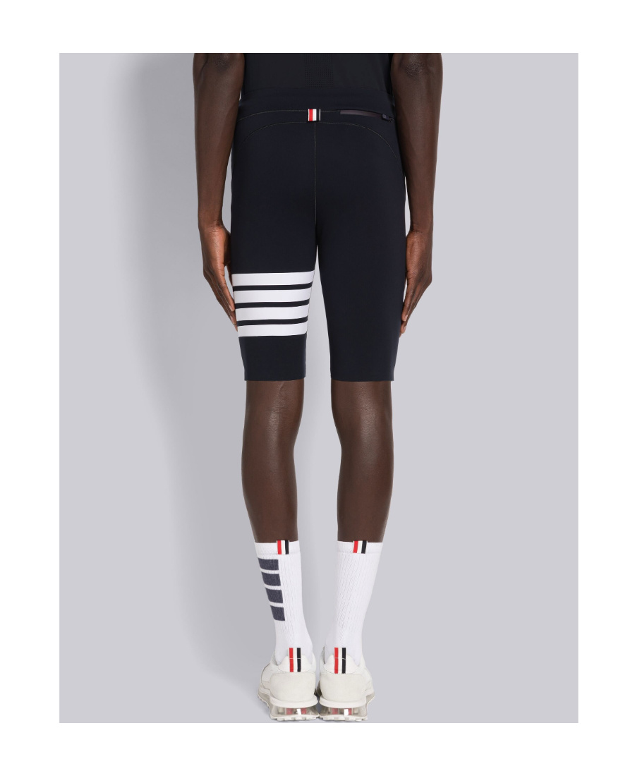 Thom Browne 4-bar Stripe Cycling Shorts In Black