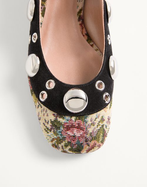 Valentino Round-toed High Heels In Multi
