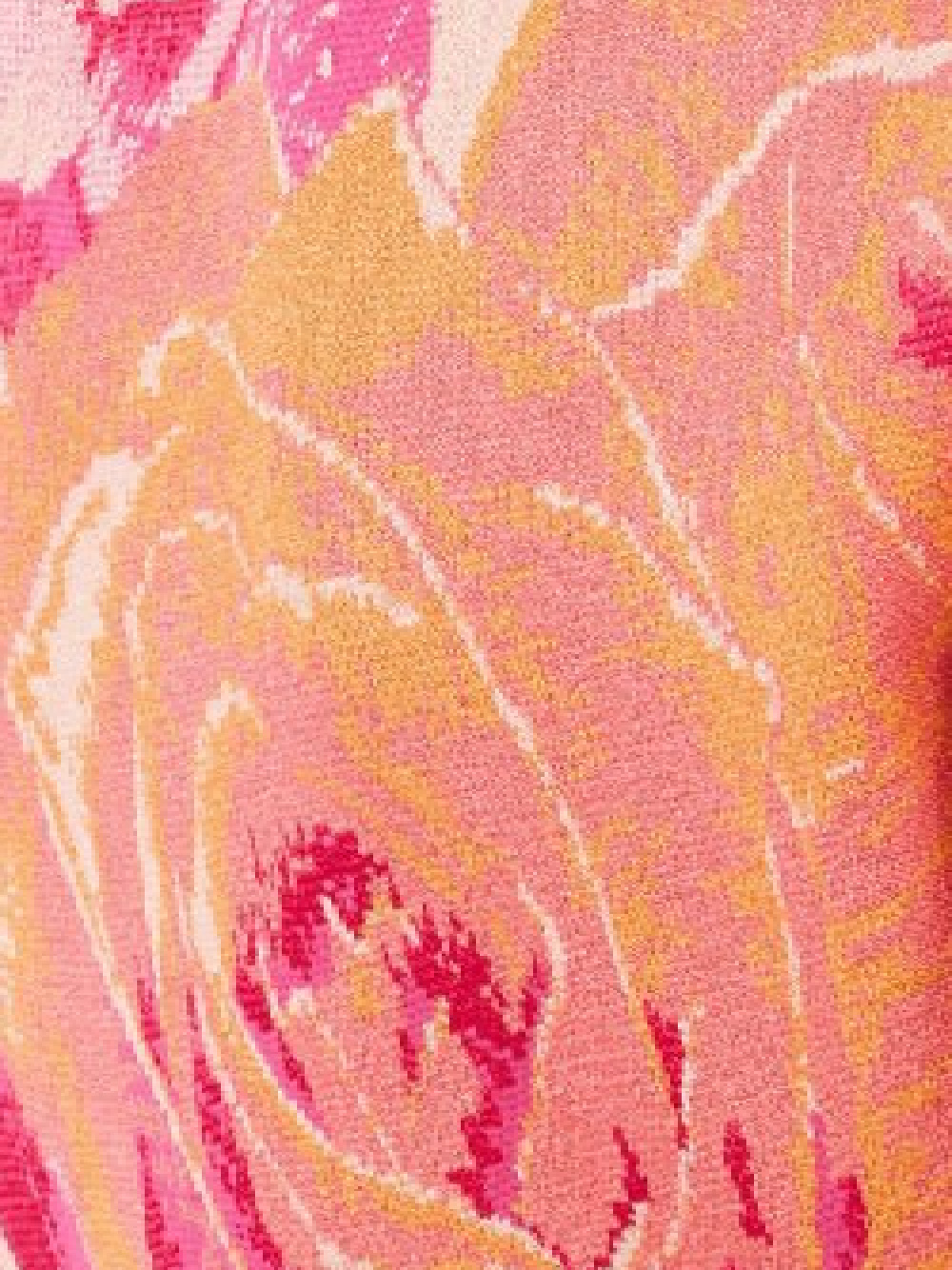 Roberto Cavalli Mini Dress With Garden Rose Print In Pink