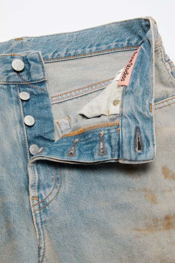 Acne Studios Making Used Jeans In Gray