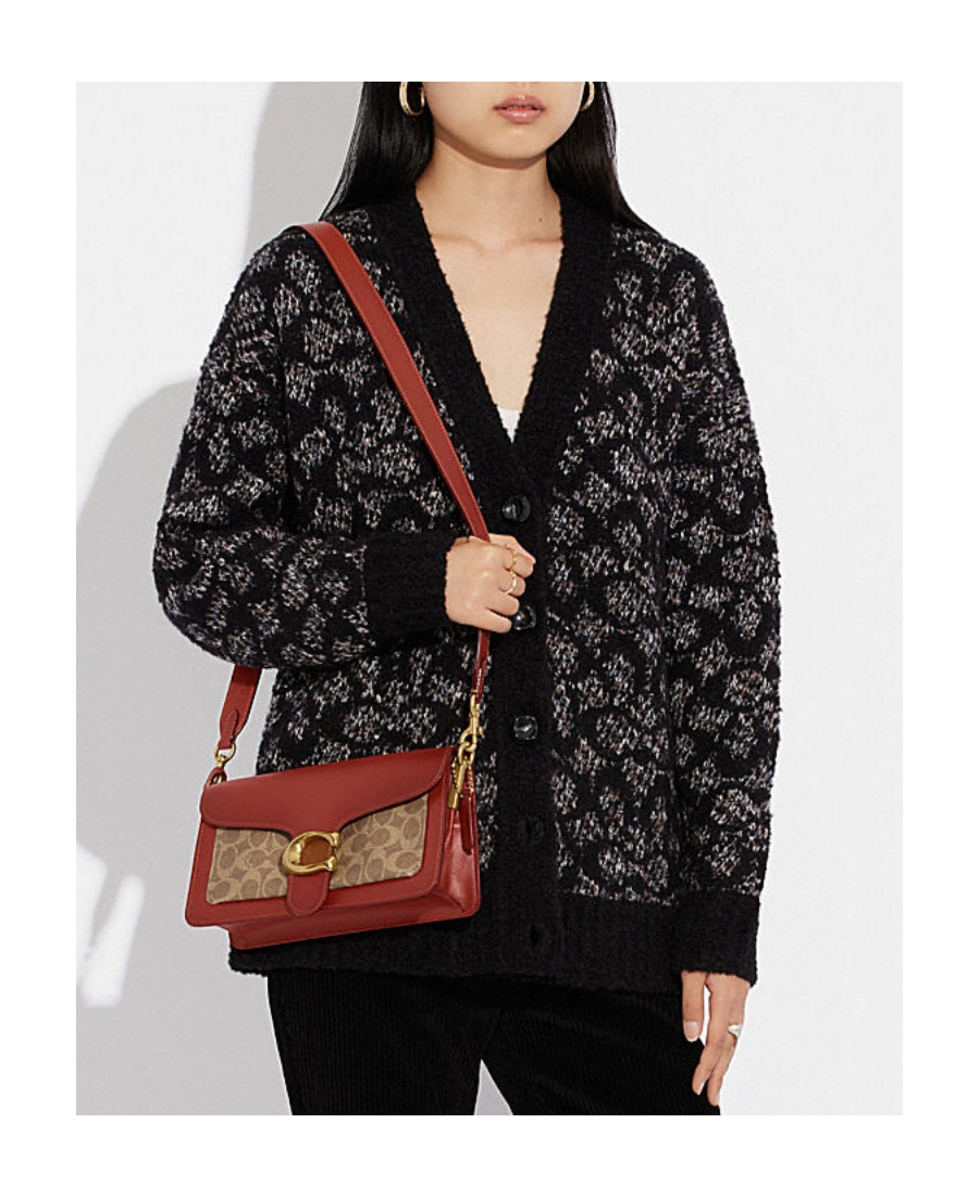 COACH SIGNATURE MONOGRAM SHOULDER BAG