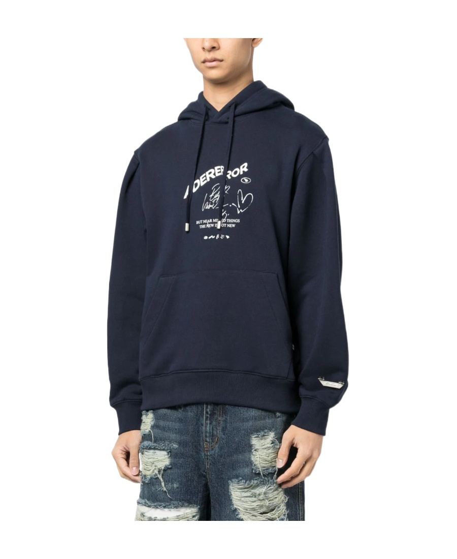 Ader Error Hoodie In Black
