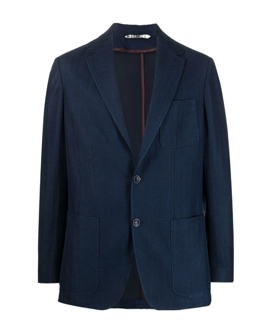 Canali Single-breasted Blazer In Black