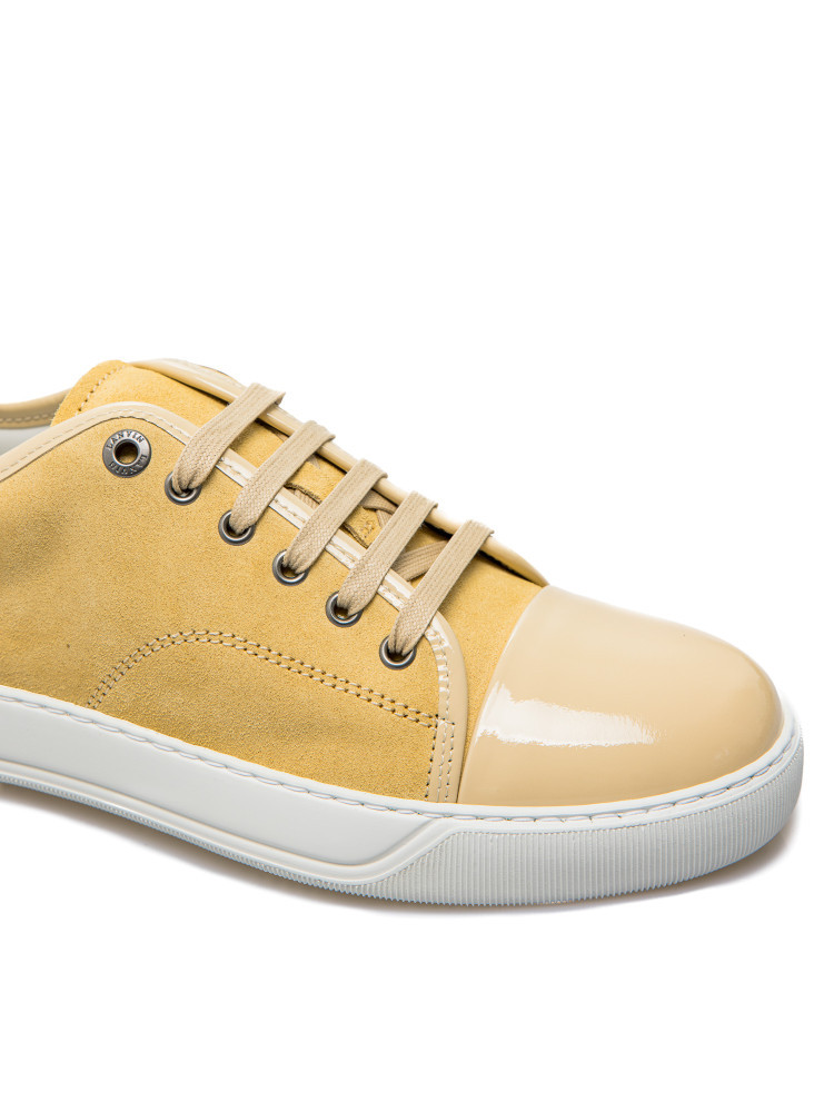 Lanvin Lace-up Low-cut Skate Shoes In Yellow