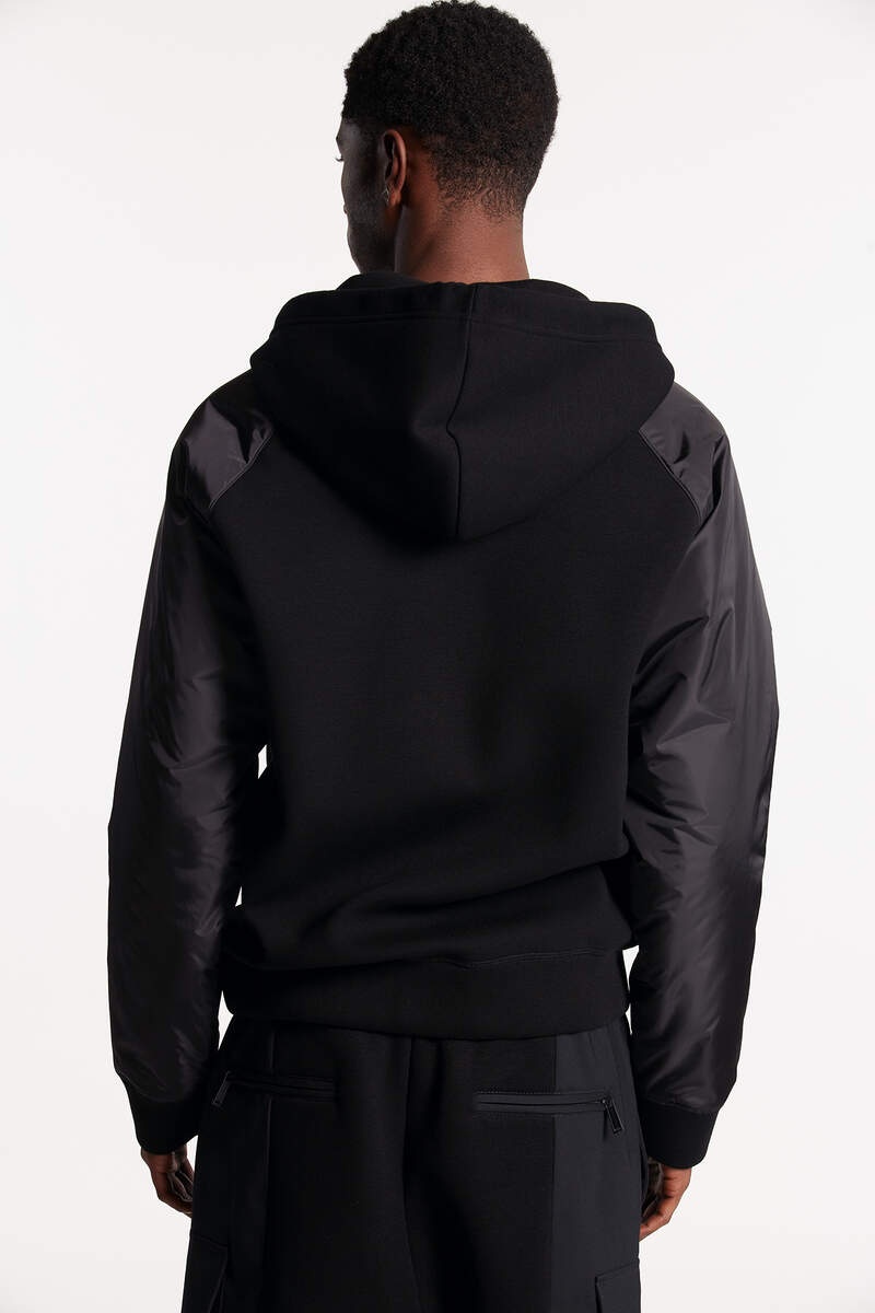 Dsquared2 Ibra Black On Black Hoodie In Black