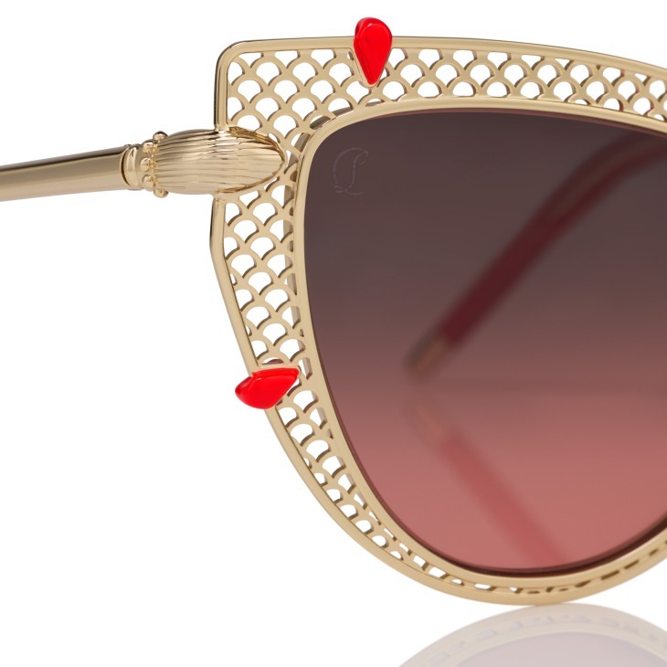 Christian Louboutin Cat Eye Sunglasses In Multi