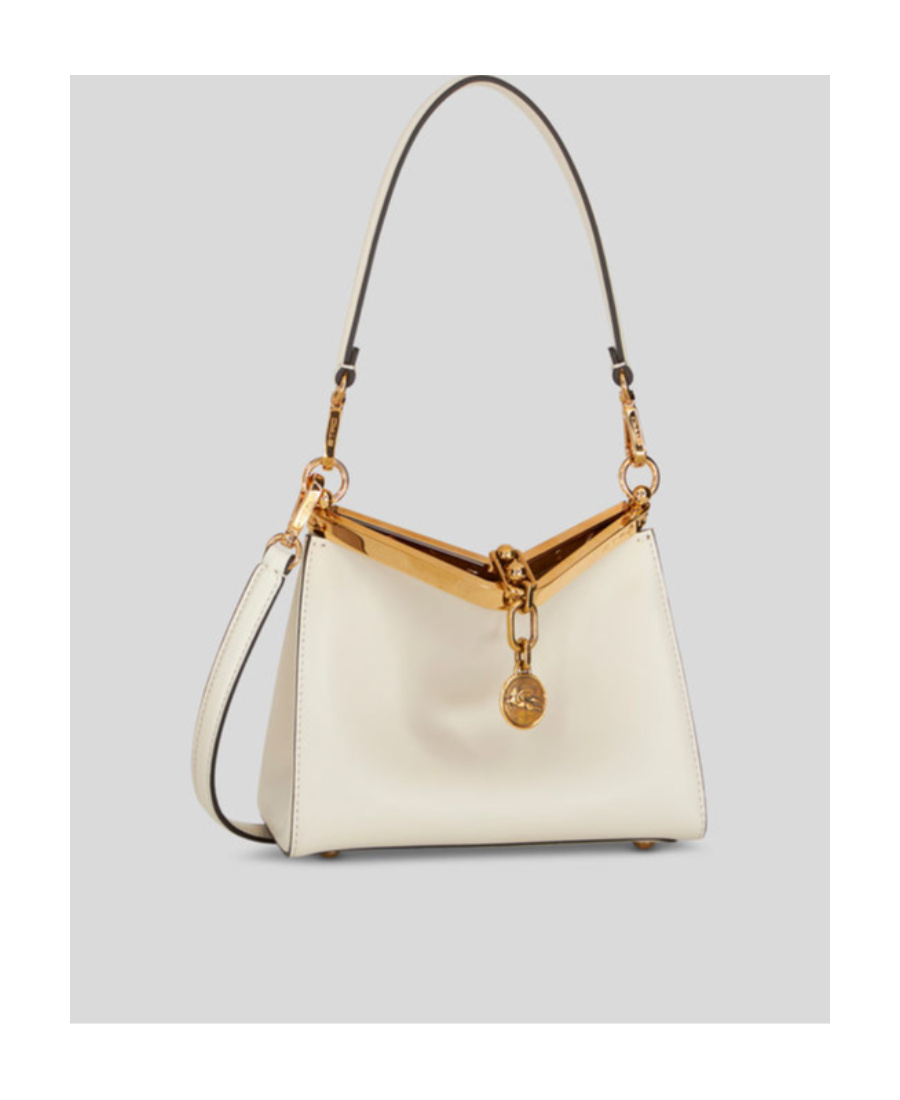 Etro Small Vela Shoulder Bag In White