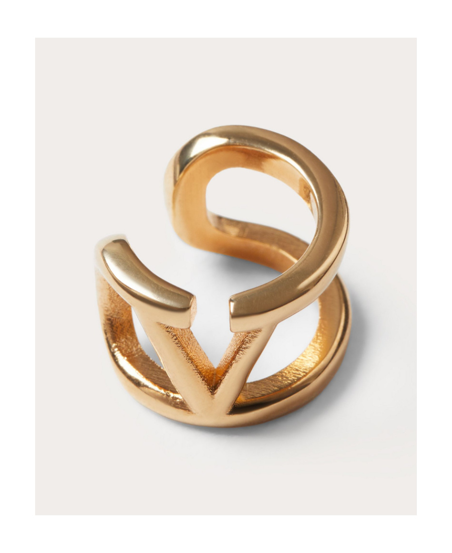 Valentino Vlogo Signature Ear Cuff In Yellow