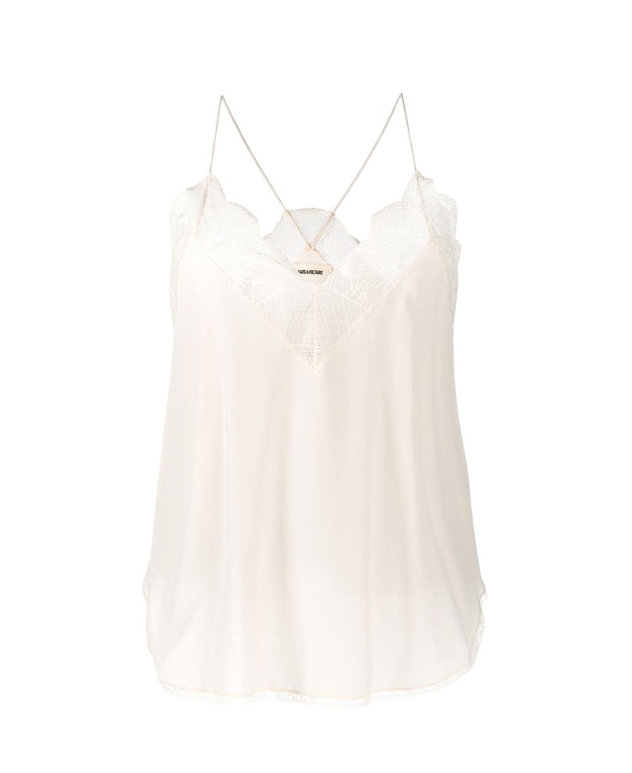 ZADIG & VOLTAIRE CHRISTY SILK CAMISOLE