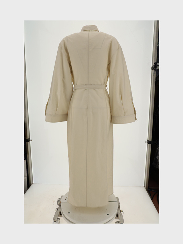Brunello Cucinelli Women Cotton Long Dress In Nude