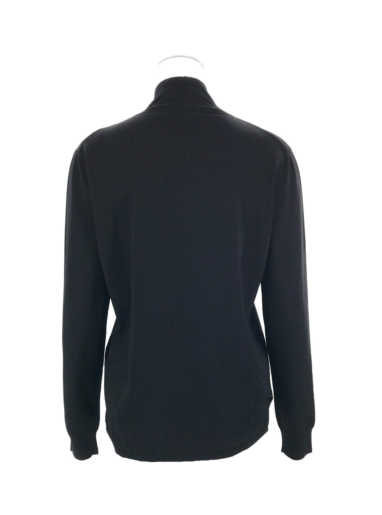 Max Mara Long-sleeved Sweater In Black