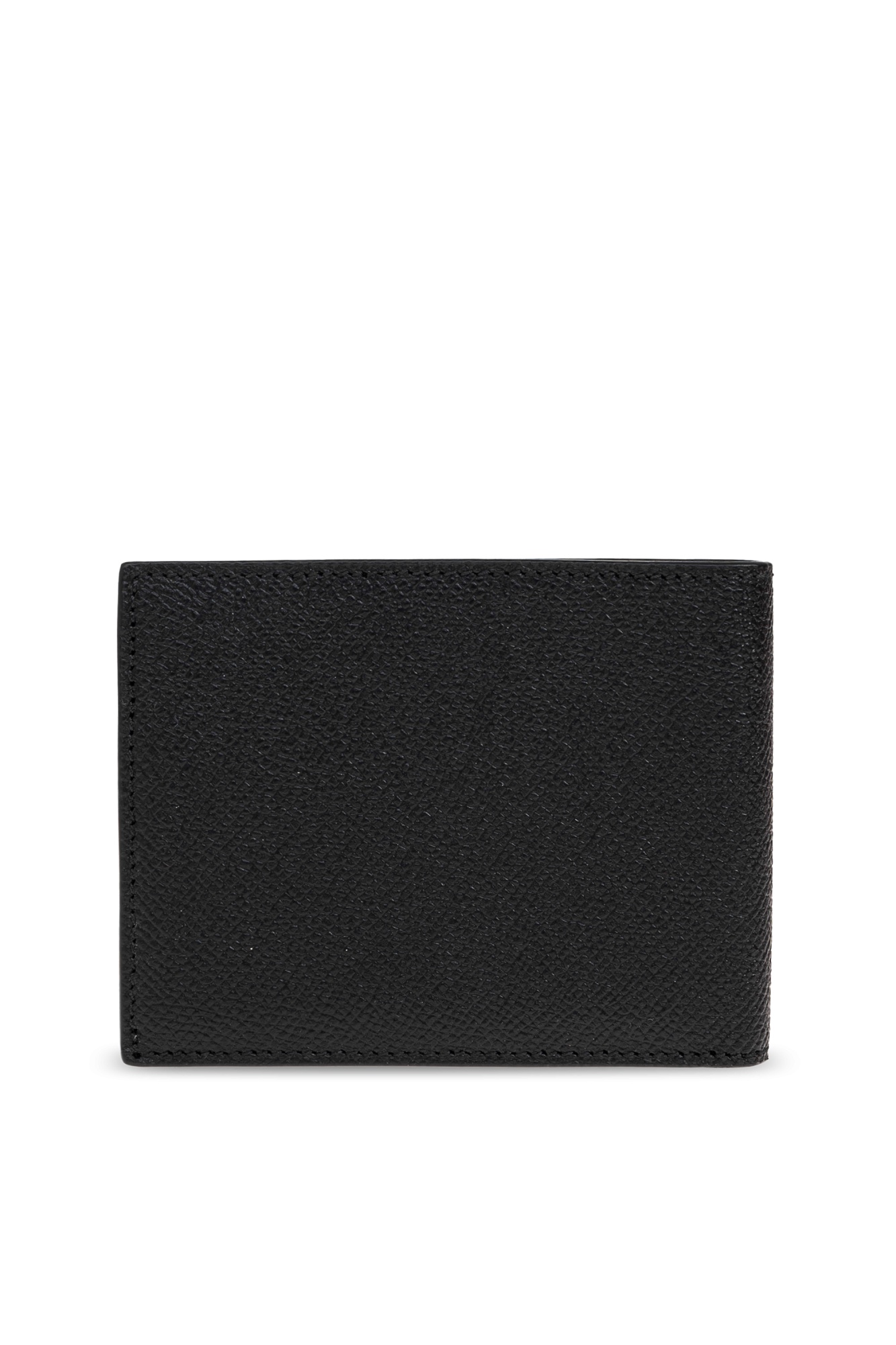 Ferragamo Wallet And Key Chain Two-piece Set In Black