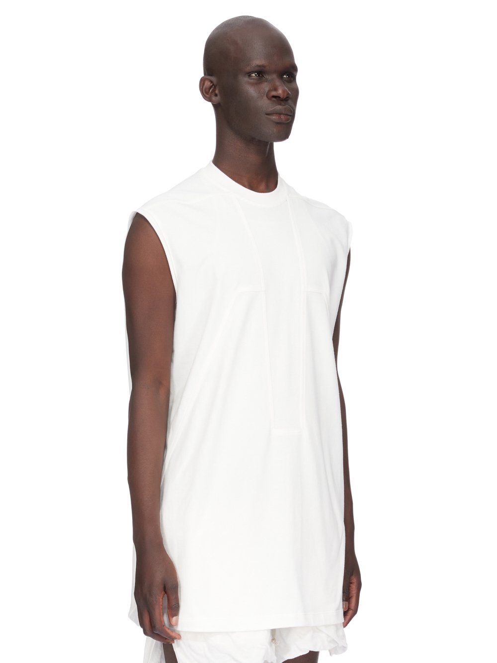 Rick Owens Off-white Concordians Basic Sl Tank Top In White