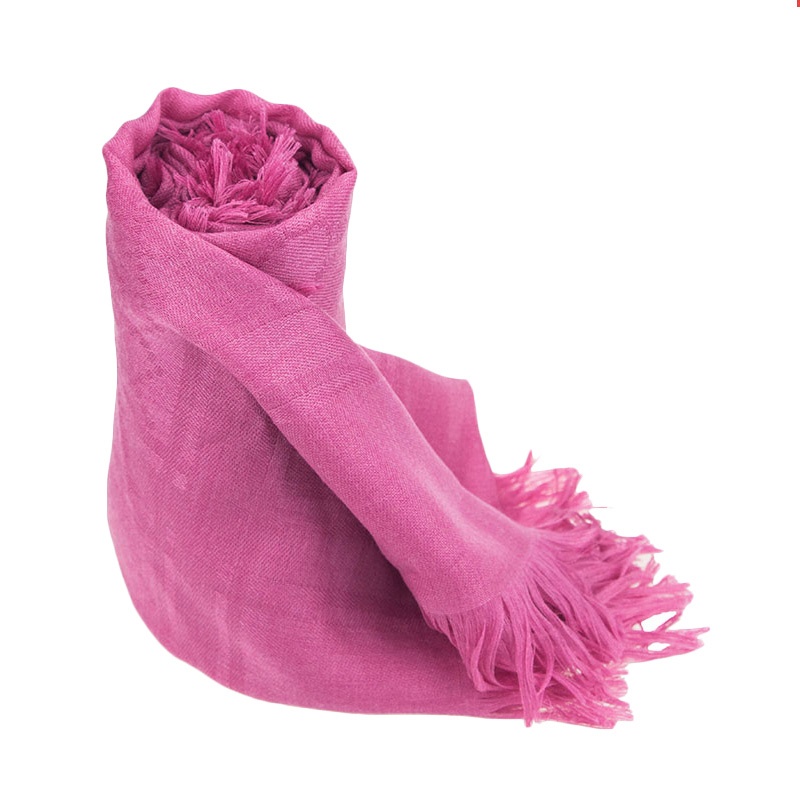 Gucci Logo Tassel Scarf In Pink