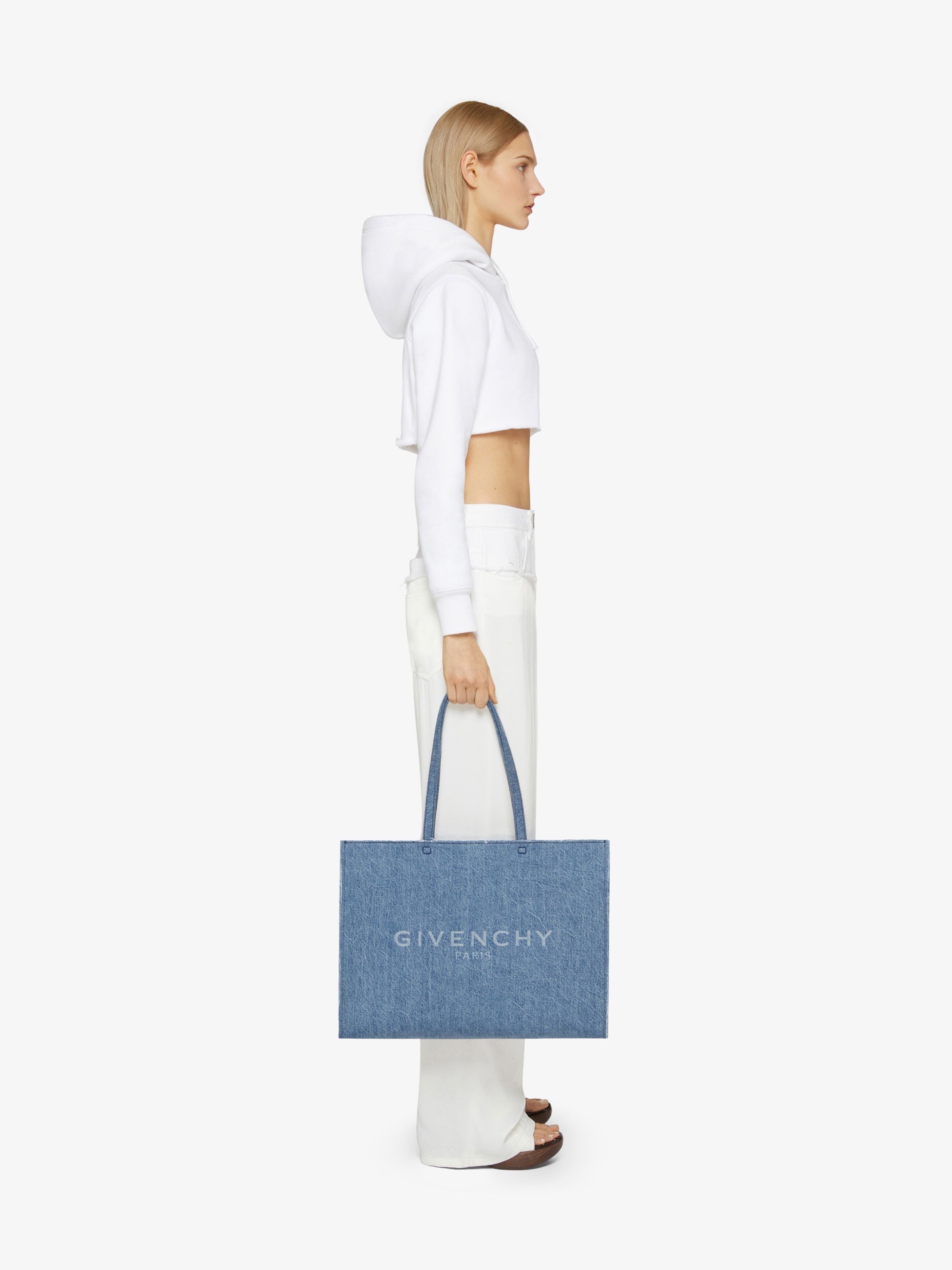 Givenchy Patchwork-detail High-waisted Trousers In White