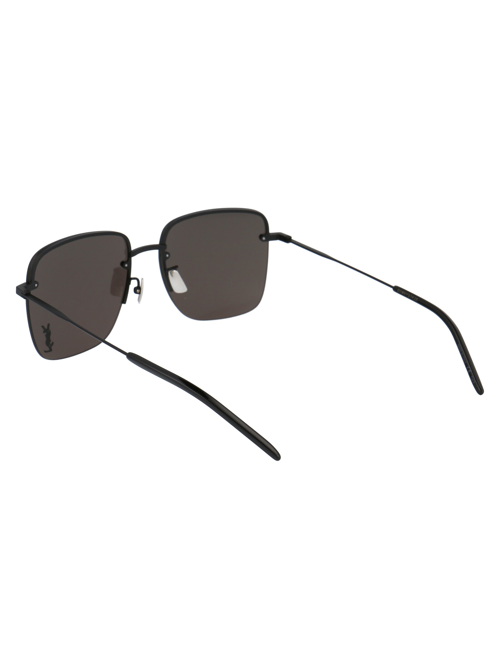 Saint Laurent Square Frame Sunglasses In Brown