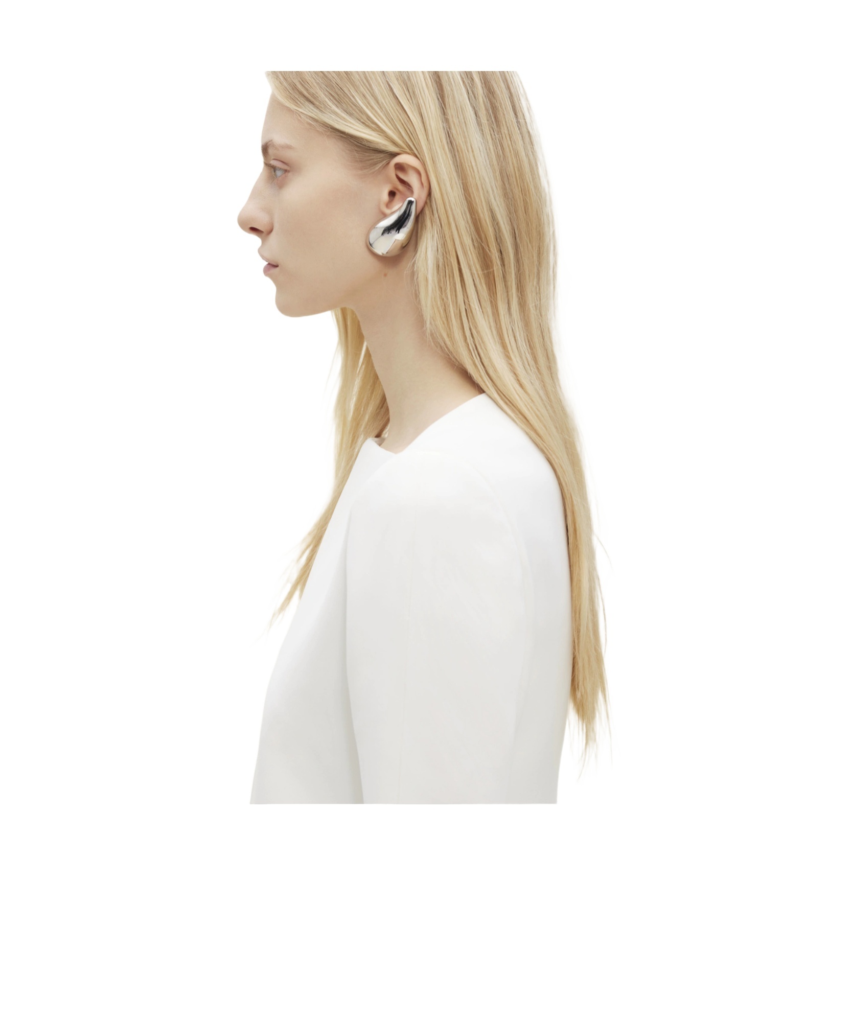 COURRÈGES DROP CLIP-ON EARRINGS