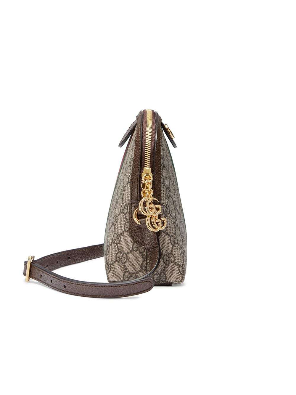 Shop Gucci Ophidia Small Shoulder Bag In Nude