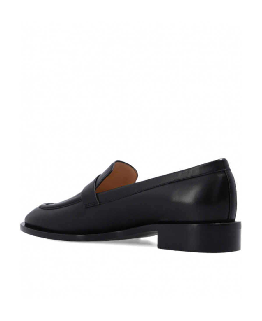Stuart Weitzman Palmer Block Heel Loafers In Black