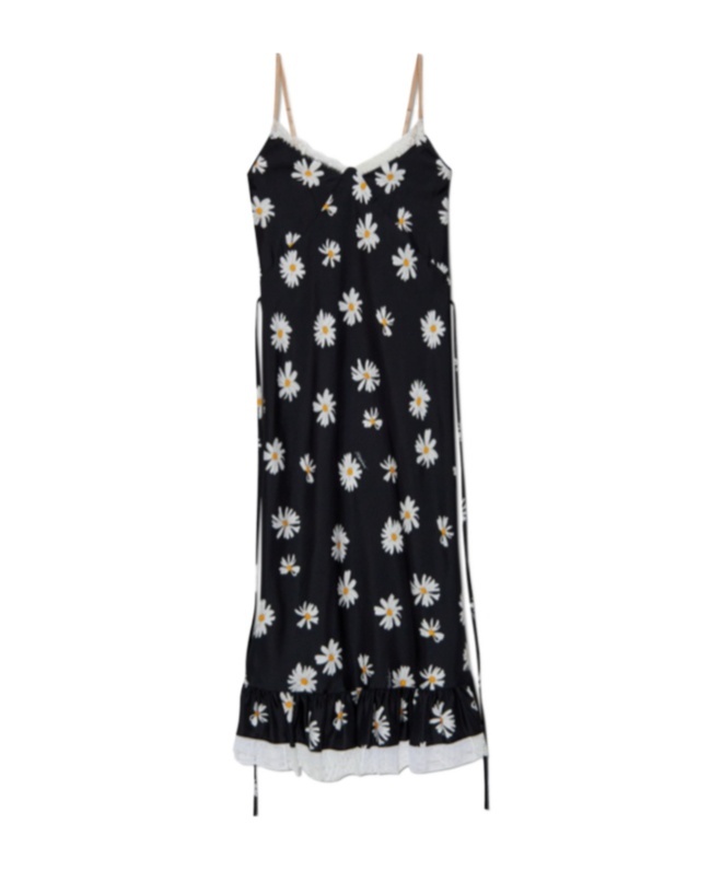 Moschino Sling Dress In Black