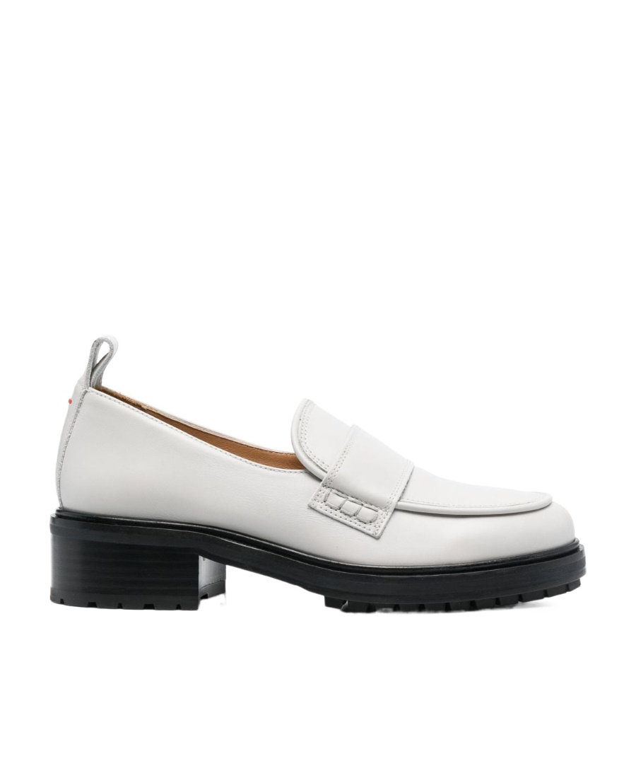 Aeyde Gray Ruth Loafers In White