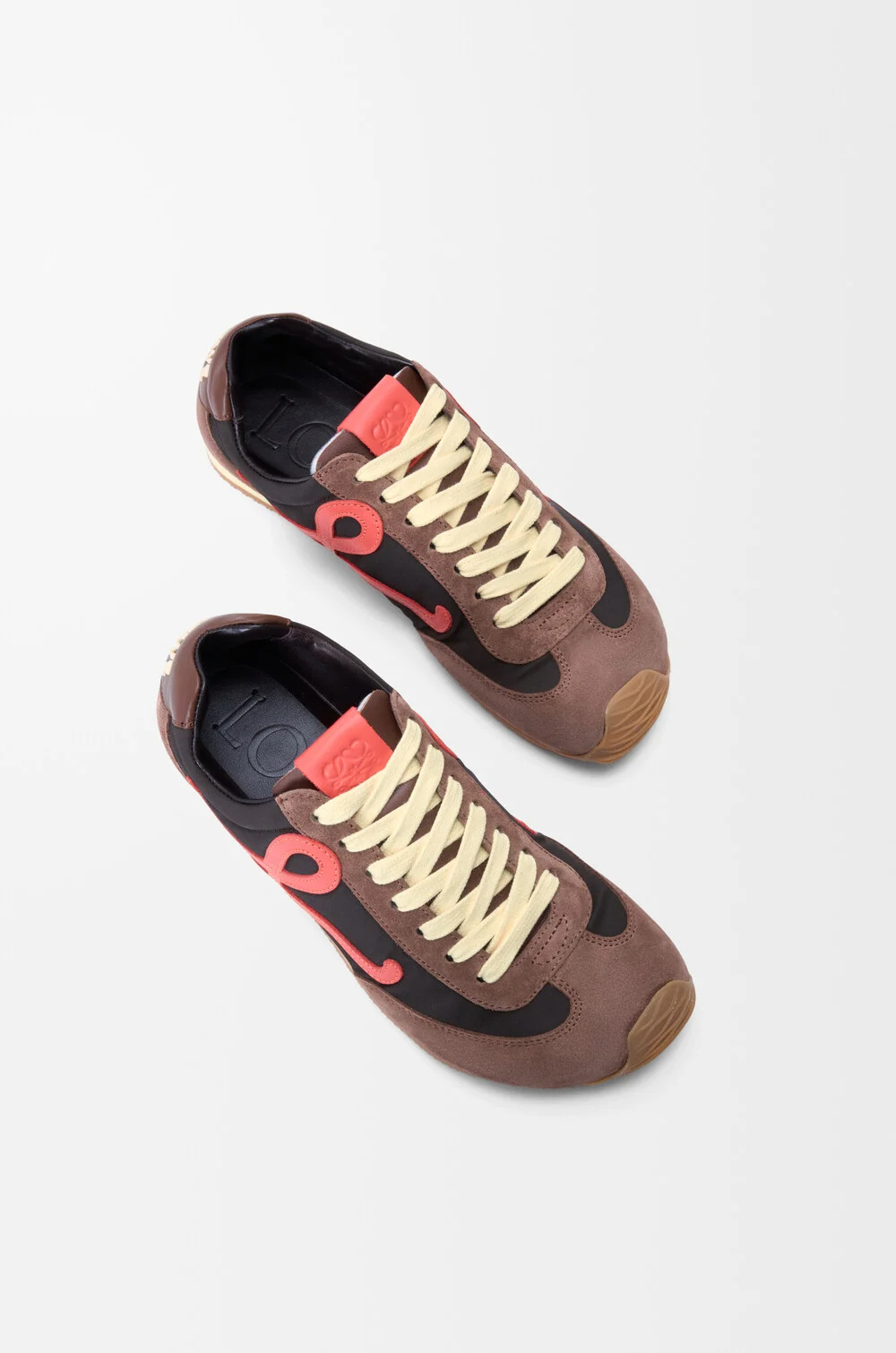 Loewe Multicolor Canvas And Suede Ballet Runner 2.0 Snea In Multi