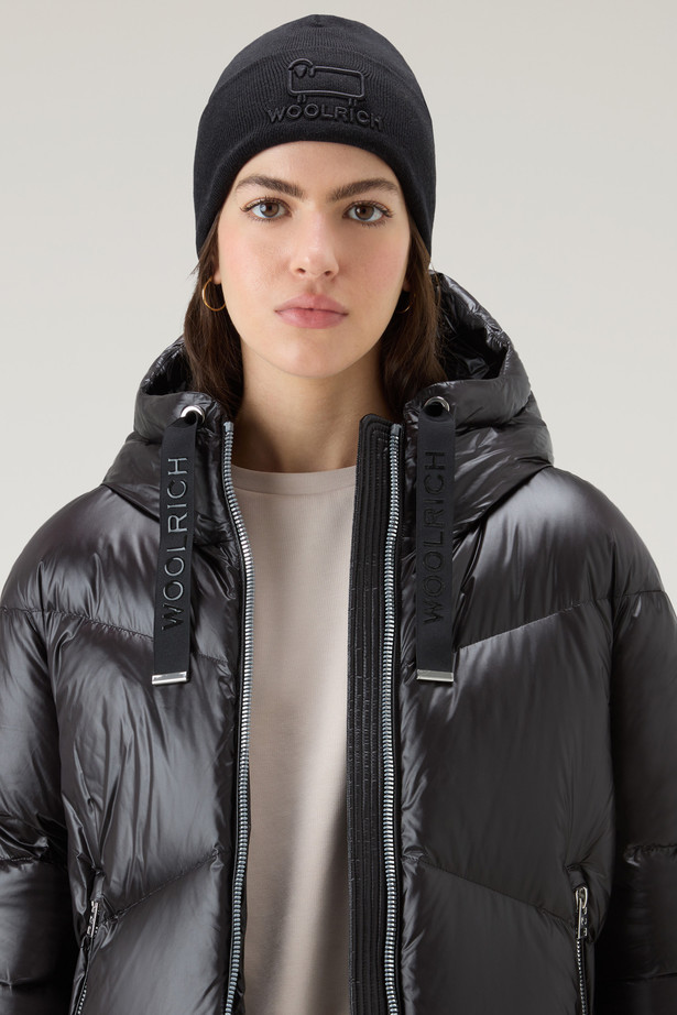 Woolrich Aliquippa Short Puffer Jacket In Black