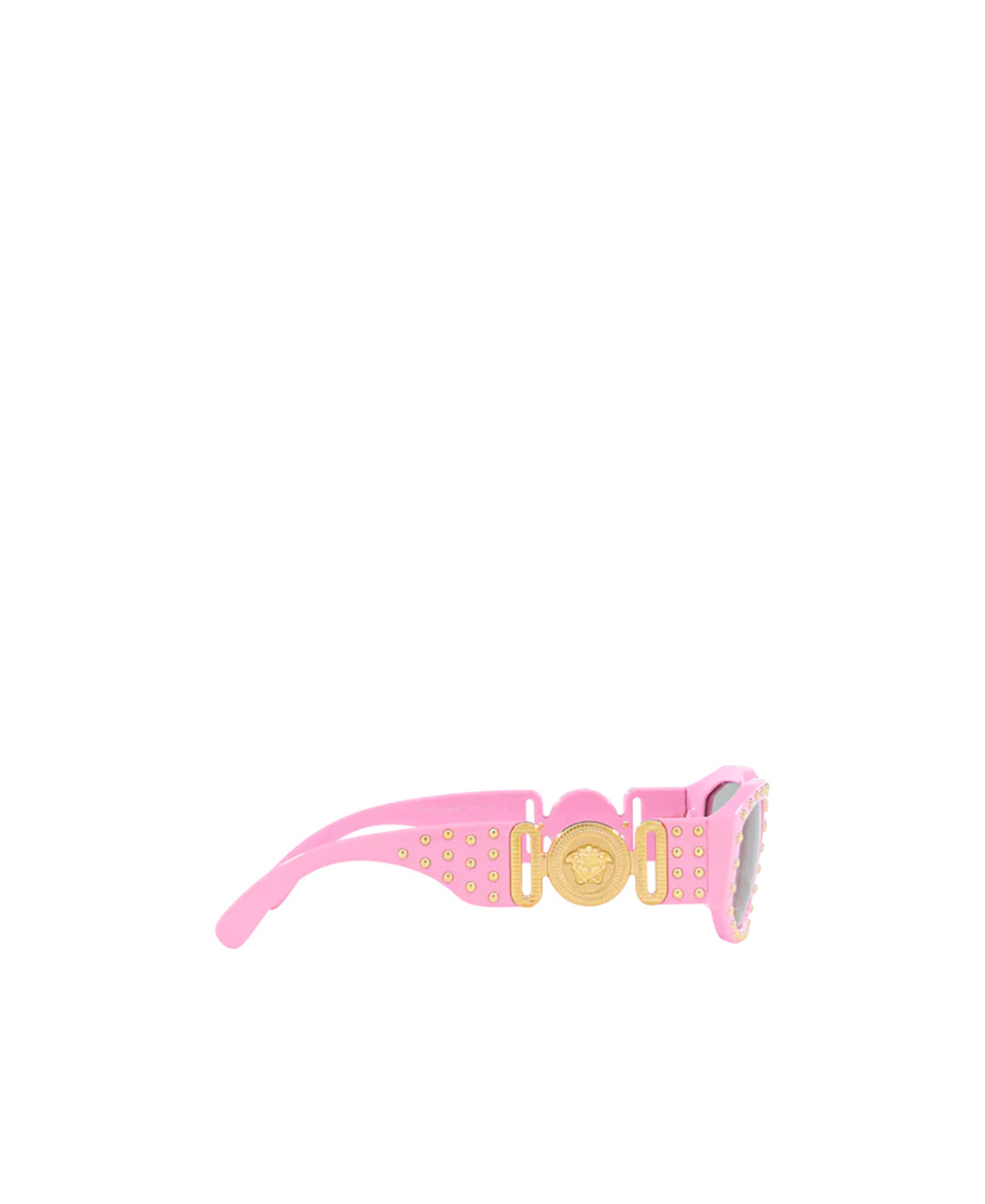 Versace Logo Sunglasses In Pink