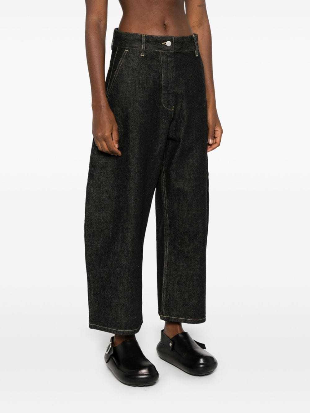 Studio Nicholson Belt-loop Jeans In Black