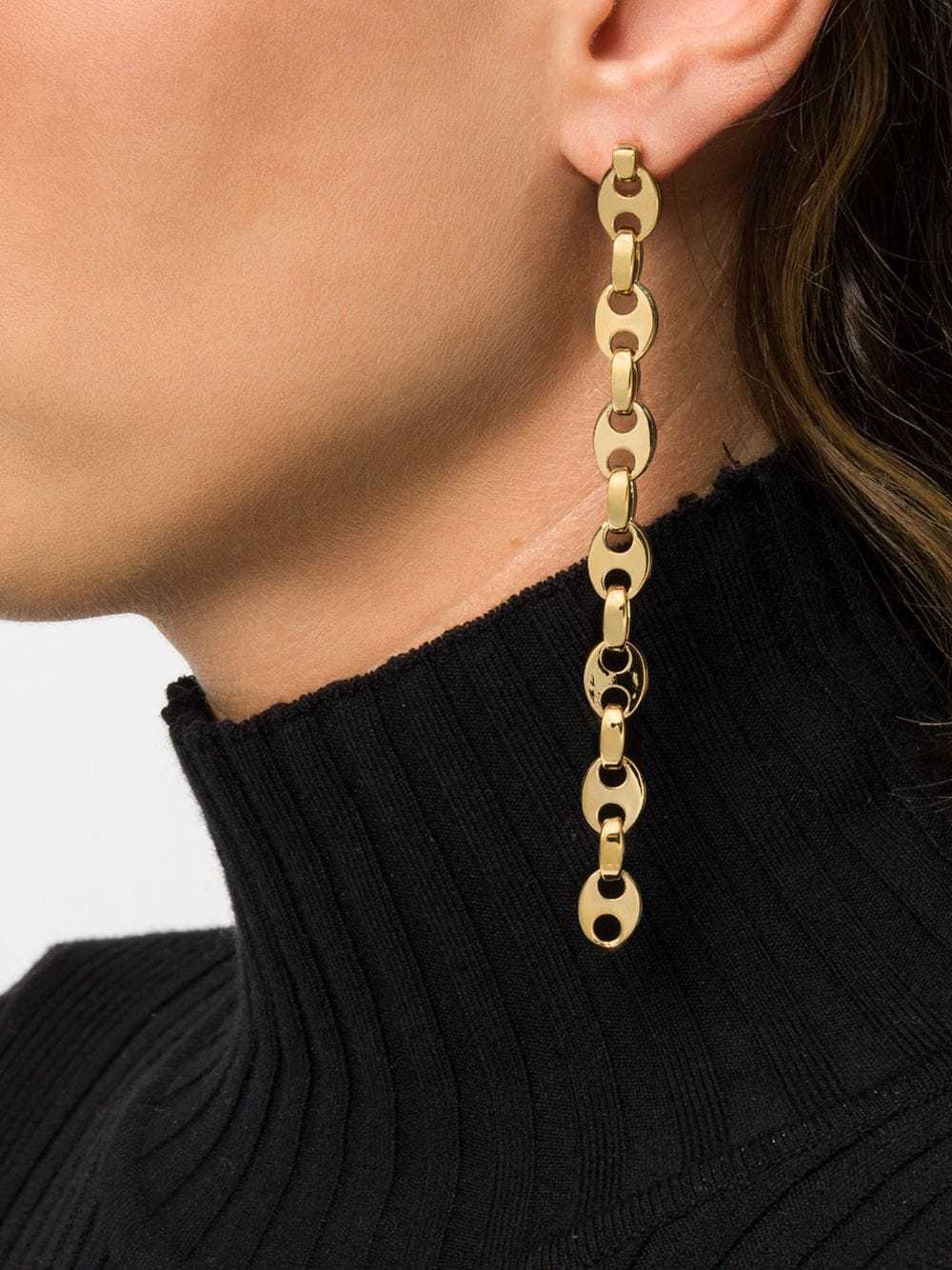 Rabanne Nano Eight Earrings In Yellow