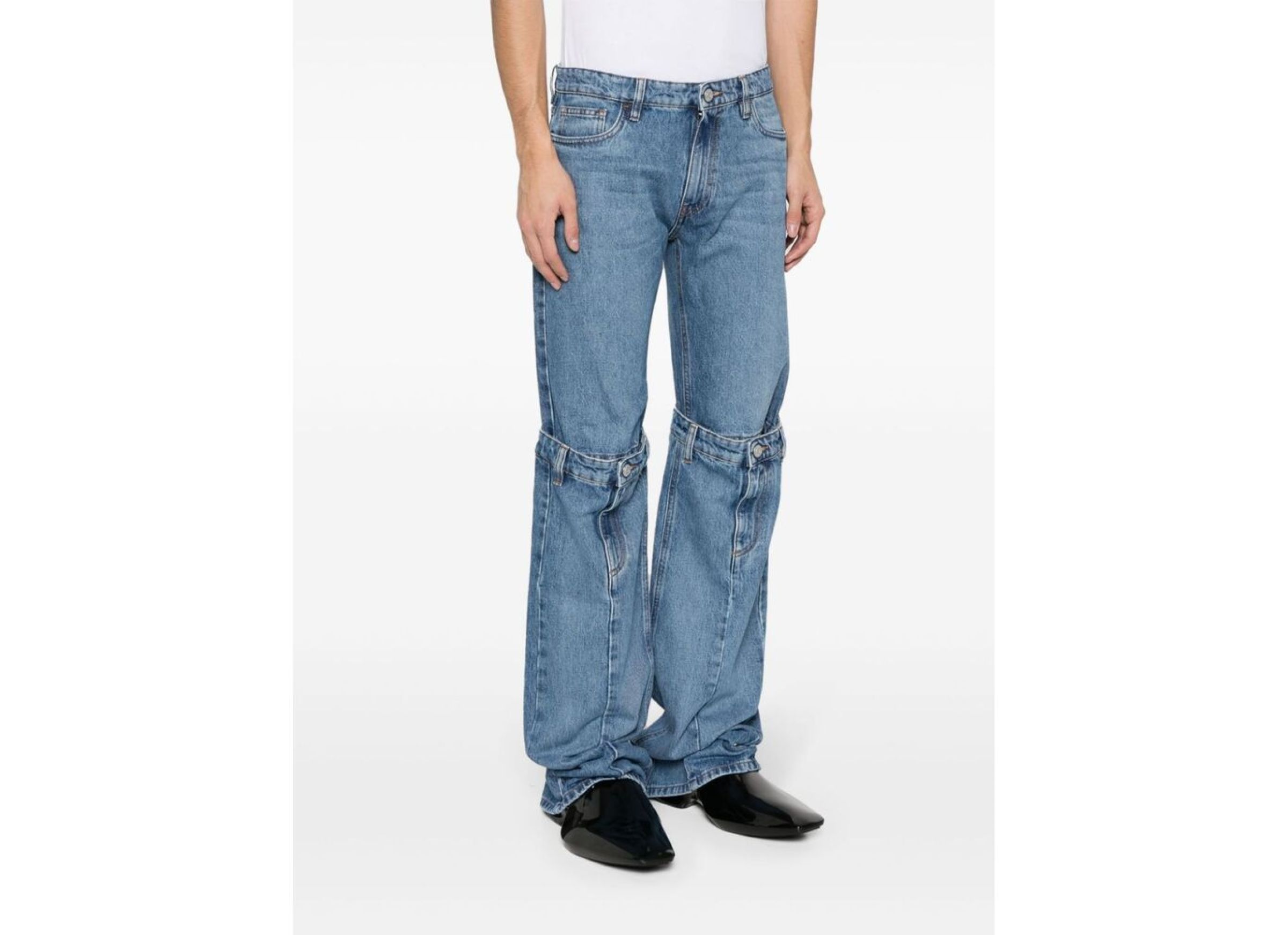 Coperni Belt Loop With Jeans In Blue