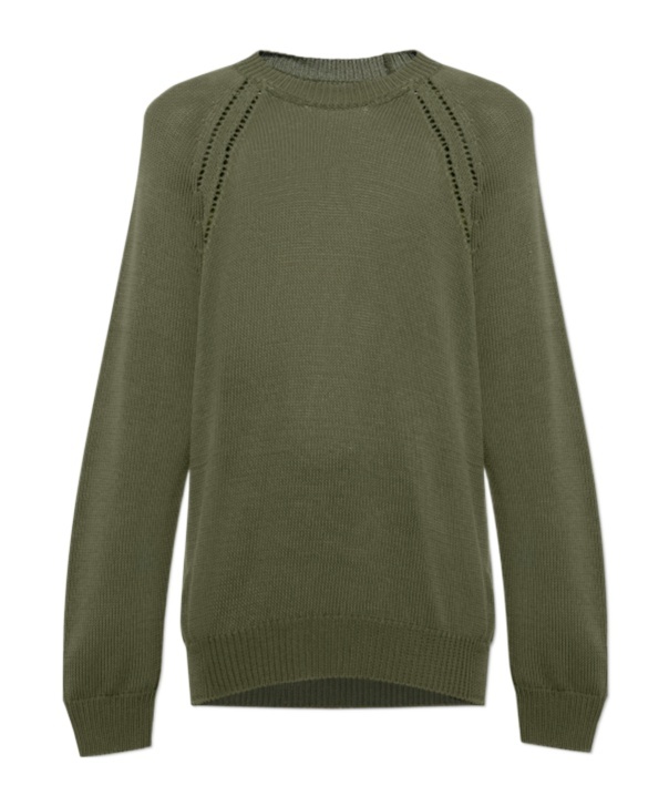 JIL SANDER JIL SANDER CREWNECK RIBBED-KNIT JUMPER