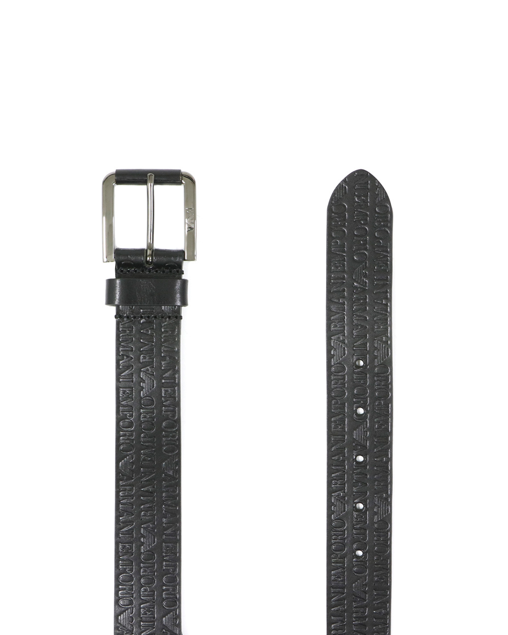 EMPORIO ARMANI SQUARE BUCKLE BELT
