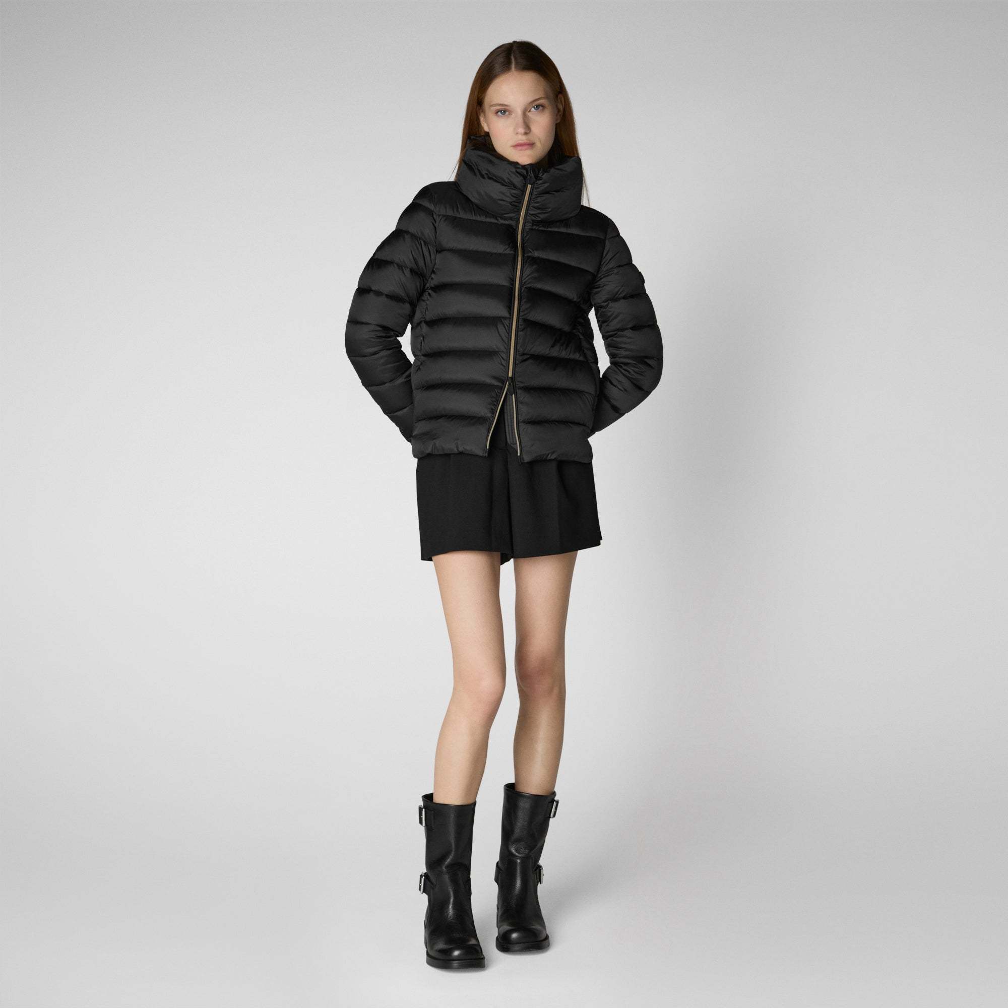 SAVE THE DUCK LONG-SLEEVED QUILTED COTTON CLOTHES